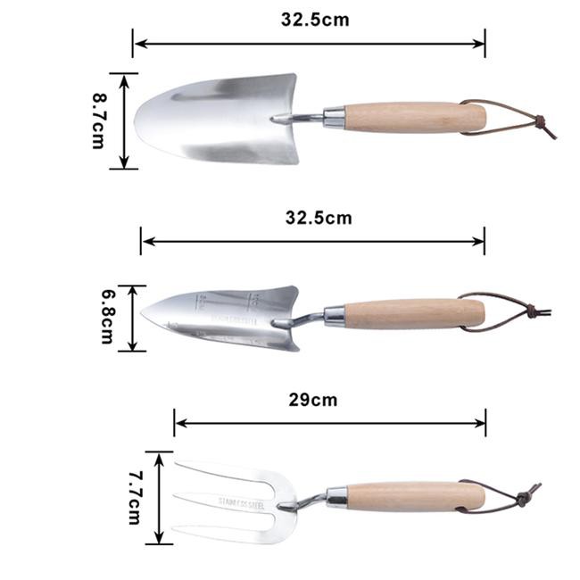 stainless steel garden trowel sets