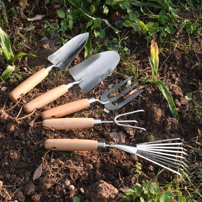 stainless steel gardening trowel sets