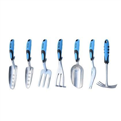 Juego de herramientas manuales de jardín de aluminio