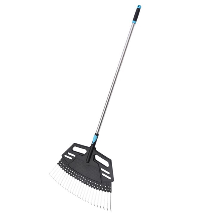 Rastrillo de hojas grandes