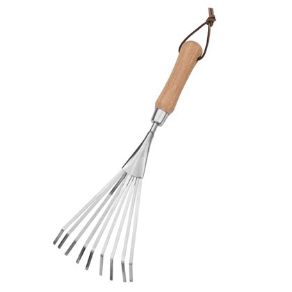 Abanico de mano y rastrillo